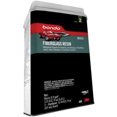DYN404 image(0) - Dynatron Bondo 404 Fiberglass Resin, 1 gal Can, Clear, Liquid
