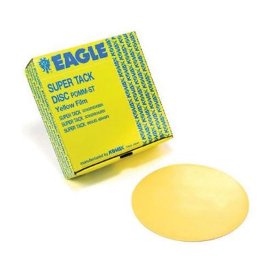EAG7782000 image(0) - Eagle Abrasives, Inc. KOVAX 778-2000 Sanding Disc, 6 in Dia, 2000 Grit, Aluminum Oxide Abrasive, Yellow, Dry, Super-Tack Attachment