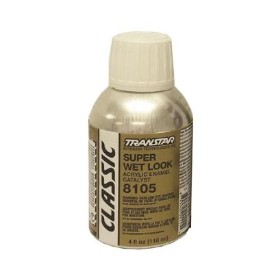 TRP8105 image(0) - Transtar Autobody Products 8105 - Super Wet Look Acrylic Enamel Catalyst - 1/4 pt Can - Clear