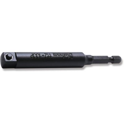KKN112-100P image(0) - Ko-ken USA 112-100P 1/4 Hex Dr. Adaptor 3/8 Square Length 100mm Pin type
