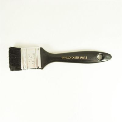 MAB1940 image(0) - Mack Brushes 1940 Chinese Bristle Brush, 1-1/2 in, Plastic Handle