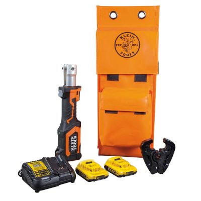 KLEBAT207T2 image(0) - Klein Tools Battery-Operated Crimper, D3 Groove, 2 Ah