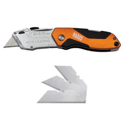 KLE44130 image(0) - Klein Tools Auto-Loading Folding Utility Knife