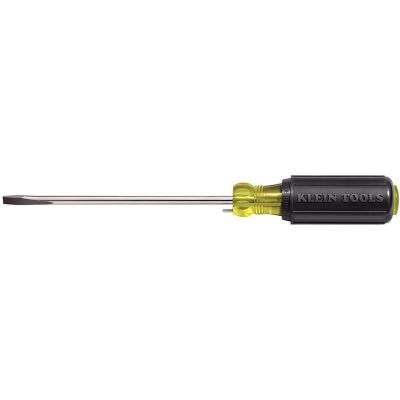 KLE605-6B image(0) - Klein Tools Screwdriver Wire Bending Cushion-Grip HD Round-Shank Cabinet Tip