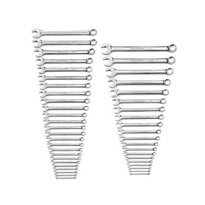 KDT81919 image(0) - GearWrench 44 Piece 12 Point Long Pattern Combination SAE/Metric Wrench Set
