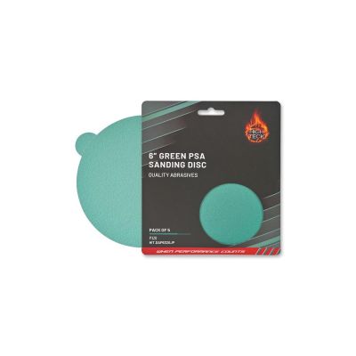 HITDAP6080JP image(0) - High Teck Products (5 pcs pack) 6" GREEN PSA Sanding Disc 80 Grit