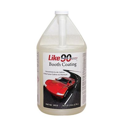 LKE10018 image(0) - Like 90 10018 Clear Washable Booth Coating, 1 gal Can, 267 sq-ft/gal Coverage, Light Amber