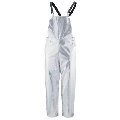 OBRHR-PB-BIB-L image(0) - Oberon Bib Overalls - Heat Reflective Aluminized PBI Kevlar - Size: Large