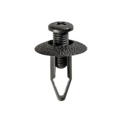 AVC17472 image(0) - AUVECO 17472 Push-Type Screw-Type with Closed End Front Bumper Fascia Retainer, 20 mm Dia Head x 20 mm L Stem