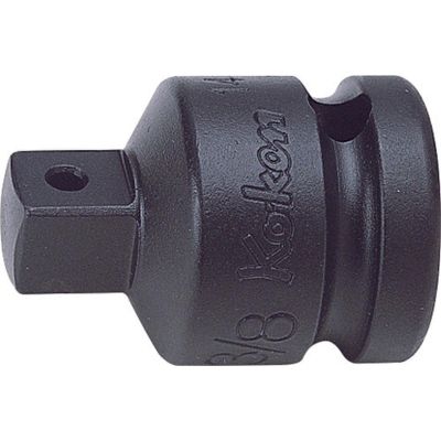 KKN14433A-P image(0) - Ko-ken USA 14433A-P 1/2 Sq. Dr. Adaptor 3/8 Square Length 37.5mm Pin type