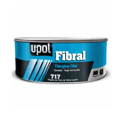 UPO0717 image(0) - U Pol Products FIBRAL UP0717 Fiberglass Filler - Yellow Fibrous Paste Body Repair Filler - 1.3 L Can