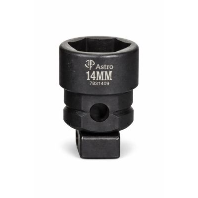 AST7831409 image(0) - Astro Pneumatic 14mm 3/8 Inch Drive Low Profile Nano Impact Socket