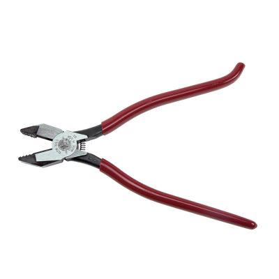 KLED2017CSTA image(0) - Klein Tools Ironworker's Pliers, Aggressive Knurl, 9-Inch