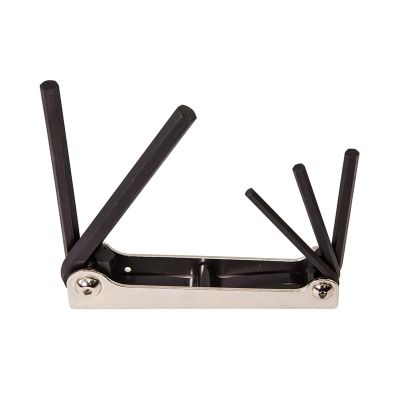 KLE70552 image(0) - Klein Tools Pro Folding Hex Key Set, SAE and Metric
