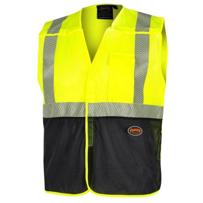 SRWV1029960U-4XL image(0) - Pioneer Breakaway Safety Vest - Color: Hi-Vis Yellow - ANSI/ISEA 107-2020 Class 2 Type R - Size: 4XL