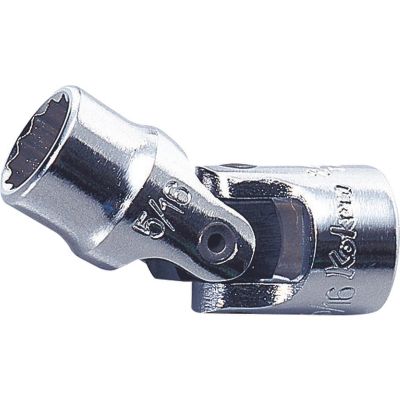 KKN2445M-14 image(0) - Ko-ken USA 2445M-14 1/4 Sq. Dr. Universal Socket 14mm 12 point Length 37mm
