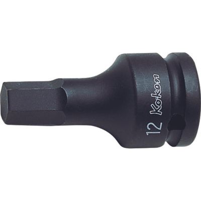 KKN14012M-60-17 image(0) - Ko-ken USA 14012M.60-17 1/2 Sq. Dr. Bit Socket 17mm Hex Length 60mm
