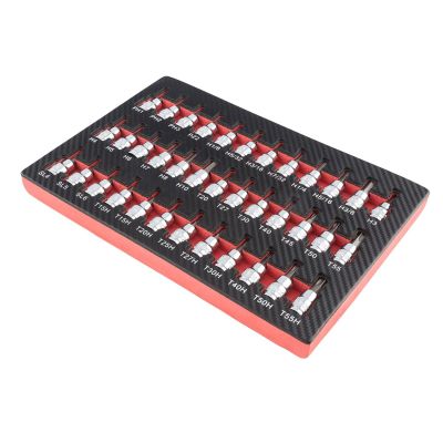 SUN9737 image(0) - SUNEX 37 Pc. Bit Socket Set in EVA Foam