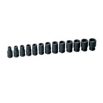 GRE1213MG image(0) - Grey Pneumatic 3/8" Drive 13 Piece Metric Magnetic Impact Set