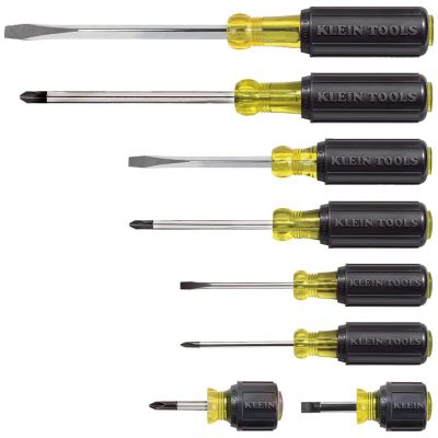 KLE85076INS image(0) - Klein Tools Screwdriver Set, 1000V Insulated, 6-Piece