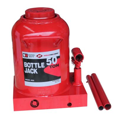INT3650 image(0) - American Forge & Foundry Bottle Jack - 50 Ton Capacity - Manual - SUPER DUTY