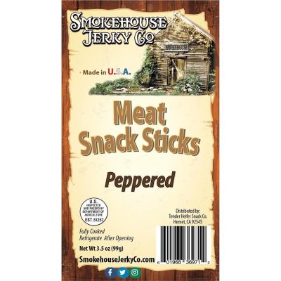 THS369712 image(0) - Tender Heifer Snack Co. Peppered Meat Snack Sticks - 3.5 Ounce