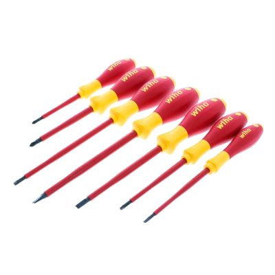 WIH32097 image(0) - WIHA Tools 7 Piece Insulated SoftFinish Screwdriver Set