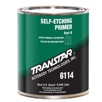 TRP6114 image(0) - Transtar Autobody Products 6114 - Self-Etching Primer - 1 qt Can - Olive Green - 1:1 Mixing - 213 sq-ft/ Gallon at 1 mil Coverage