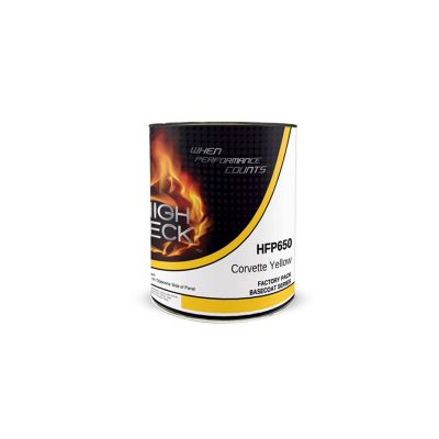 HITHFP650-1 image(0) - High Teck Products HFP650-1 Series HFP National Rule Urethane Basecoat, 1 gal, Corvette Yellow, 6.8 lb/gal VOC