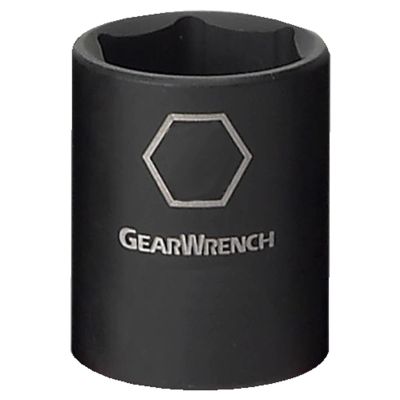 KDT84320N image(0) - GearWrench 3/8 Inch Drive 6 Point Standard Impact Metric Socket 19mm