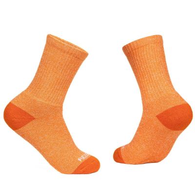 RDB1016 image(0) - Redback Boots USA Everyday Womens Crew Hthr Orange Creamsicle