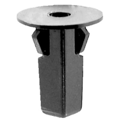AVC19721 image(0) - AUVECO 19721 Fender Liner Screw Grommet, M5.5 Screw x 20 mm Dia Head x 22 mm L Stem x (8 x 8 mm) Hole, Nylon, Black