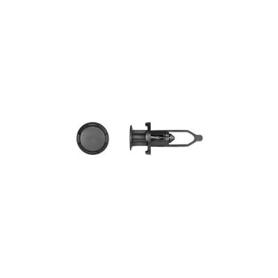 DCO9327 image(0) - Disco Automotive Hardware 9327PK Push-Type Retainer, 28 mm L Stem x 23/64 in Hole, Nylon, Black
