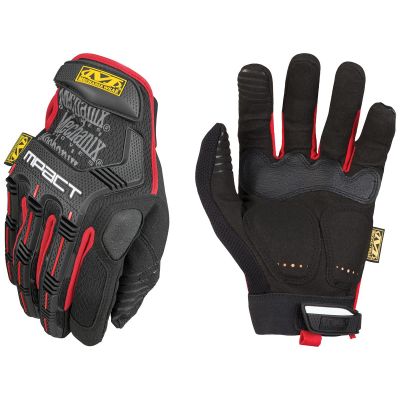 MECMPT-52-010 image(0) - Mechanix Wear LRG Mpact Glove D30 HI IMP BLK/RED
