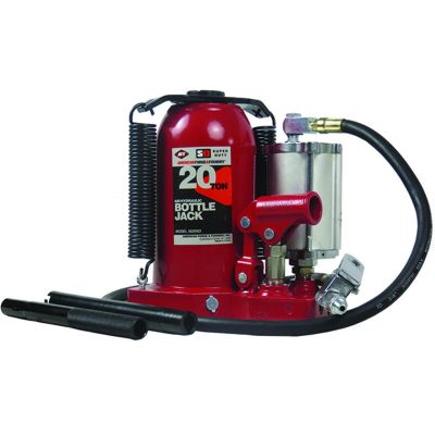 INT5620SD image(1) - American Forge & Foundry Bottle Jack - 20 Ton Capacity - Air/Manual - SUPER DUTY
