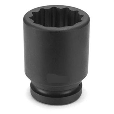 GRE62100MD image(0) - Grey Pneumatic 1-1/2" Drive x 100mm Deep - 12 Point Socket