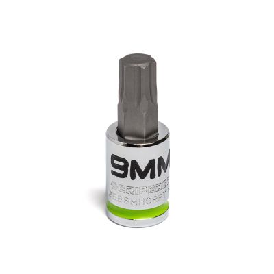 GETGEBSMH9RPT image(0) - Grip Edge Tools 9mm 3/8" Dr Short RPT Hex Bit Socket