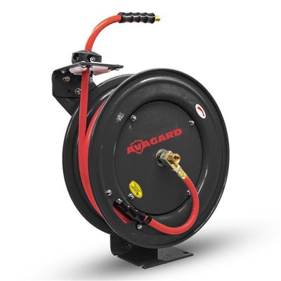 BLBAVGR3850 image(0) - BluBird Avagard Rubber Air Hose Reel Assembly 3/8" x 50'