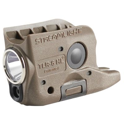 STL69341 image(0) - Streamlight TLR-6 HL (GLOCK 42/43) White LED / Red Laser &hyphen; Includes (3) SL-B2 Batteries and Charger &hyphen; Flat Dark Earth Brown
