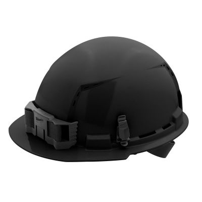 MLW48-73-1210 image(0) - Milwaukee Tool BOLT Black Front Brim Vented Hard Hat w/4pt Ratcheting Suspension (USA) - Type 1, Class C