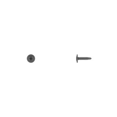 DCO6265PK image(0) - Disco Automotive Hardware 6265PK Phillips Oval Washer Head Teks Point Mounting Screw, 7/16 in OD, Black