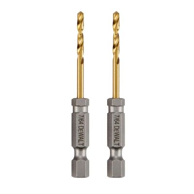 DWTDD5107 image(0) - DEWALT IMPACT READY 7/64" Titanium Nitride Coating Drill Bits