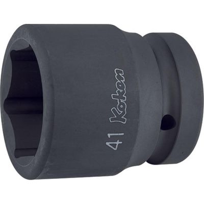 KKN18401A-1-1-2 image(0) - Ko-ken USA 18401A-1.1/2 1 Sq. Dr. Socket 1.1/2 6 point Length 66mm Thin walled