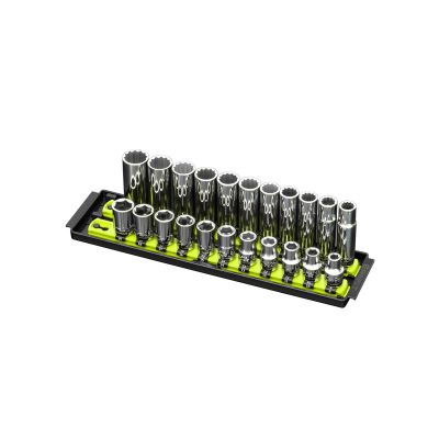 ERN8469HV image(1) - Ernst Mfg. 2 Rail Twist Lock Socket Boss 13", HI-VIZ - 1/2"