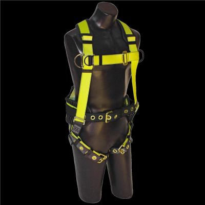 SRW810000 image(0) - FALL SAFE Safety Harness - IRONMAN Series - Construction Style - Back, Pass Through, Tongue Buckle - Size: Medium / Large
