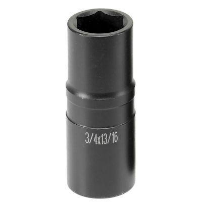 GRE2346D image(0) - Grey Pneumatic 1/2" Drive x 3/4" & 13/16" Thin-Wall Flip Socket