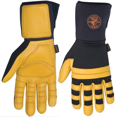 KLE40232 image(0) - Klein Tools Journeyman Wire Pulling Gloves, M