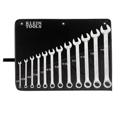 KLE68404 image(0) - Klein Tools Combination Wrench Set, 12-Piece