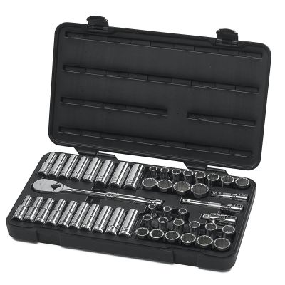 KDT80701 image(0) - GearWrench 49 Piece 1/2 Inch Drive 12 Point Standard & Deep SAE/Metric Mechanics Tool Set