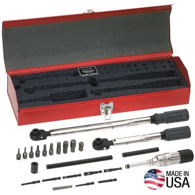 KLE57060 image(0) - Klein Tools Master Electrician's Torque Wrench Set, 25-Piece